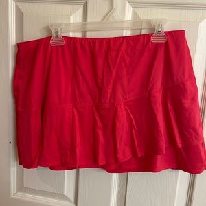 Tail tennis skirt w/sewn in undershorts, Red, XL